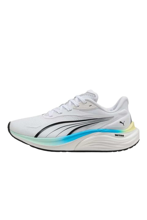 کفش دویدن جادهای زنانە Puma Electrify Nitro 4 Wns سفید