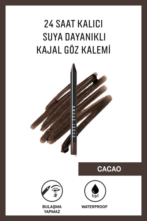BOBBI BROWN ضدآب ۲۴ ساعته Kajal خط چشم - Cacao