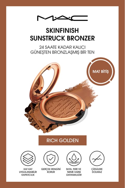 برنزر M.A.C Skinfinish Sunstruck - Matte Rich Golden