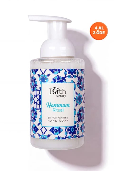 THE BATH FACTORY فوم صابون مرطوب‌کننده و پاک‌کننده آیین حمام 300 میلی‌لیتر