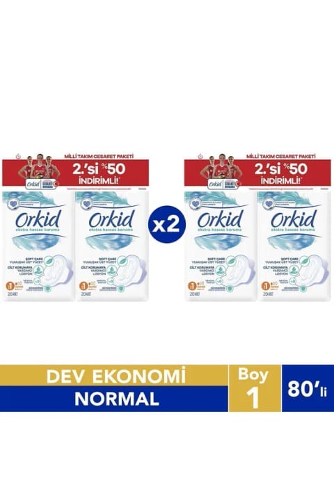 Orkid Extra Hassas Cesaret Paketi Normal 80 Adet