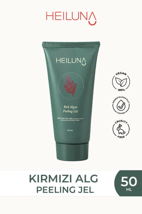 ژل لایهبردار جلبک قرمز Heiluna 50 میلیلیتر | حاوی عصاره آلوئه ورا و خیار