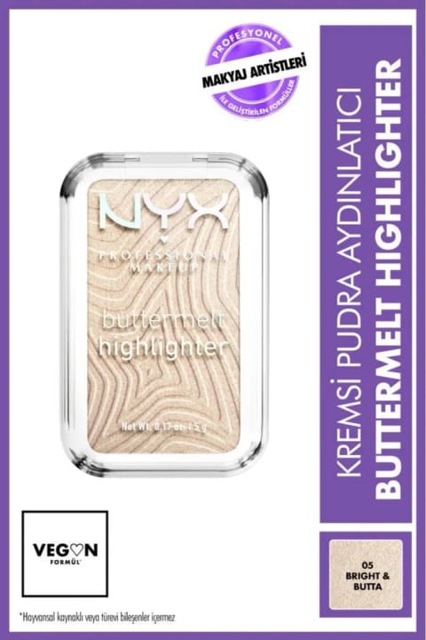 NYX Professional Makeup Buttermelt هایلایتر کرمپودر درخشانکننده - 05 ...