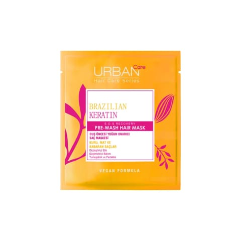 Urban Care Brazilian Keratin ماسک مو قبل از حمام با اثر صافکنندگی ۵۰ میلیلیتر