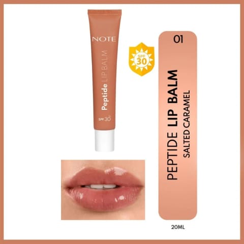 بالم لب رنگی NOTE Peptide SPF 30 آبرسان و براق‌کننده
