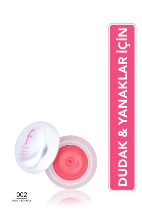 Flormar K-Spirit رنگ لب و گونه با رنگ طبیعی و کاربرد آسان