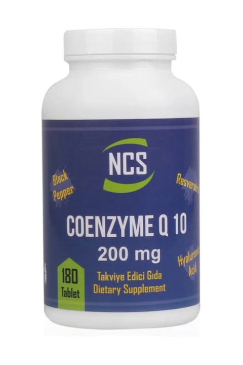 NCS Coenzyme Q10 200mg Resveratrol Hyaluronic Acid 180 قرص