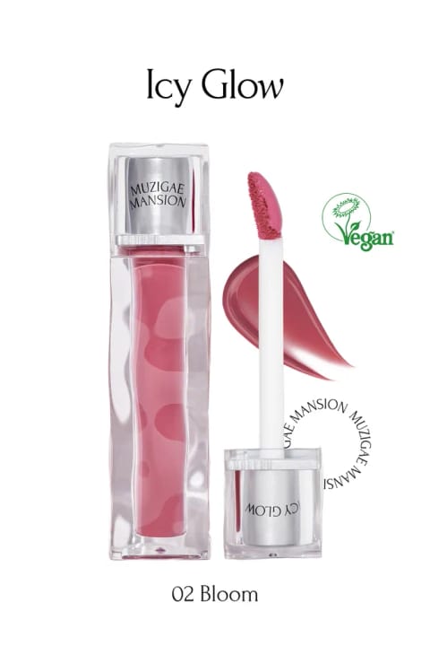 Muzigae Mansion Icy Glow Long-Lasting Shiny Lip Gloss (09 Chill) — 02 Bloom