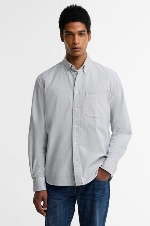 پیراهن آکسفورد راه راه Authentic Barbour GN91 Forest