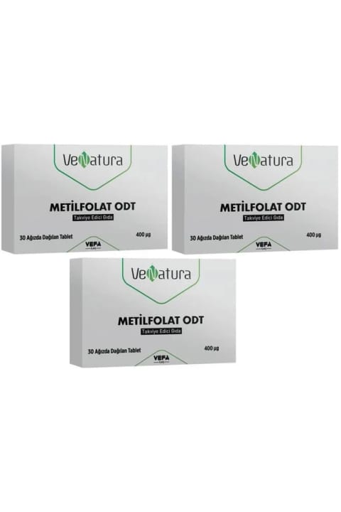 VeNatura Metilfolat 400 Mcg قرص جویدنی ۳۰ عددی