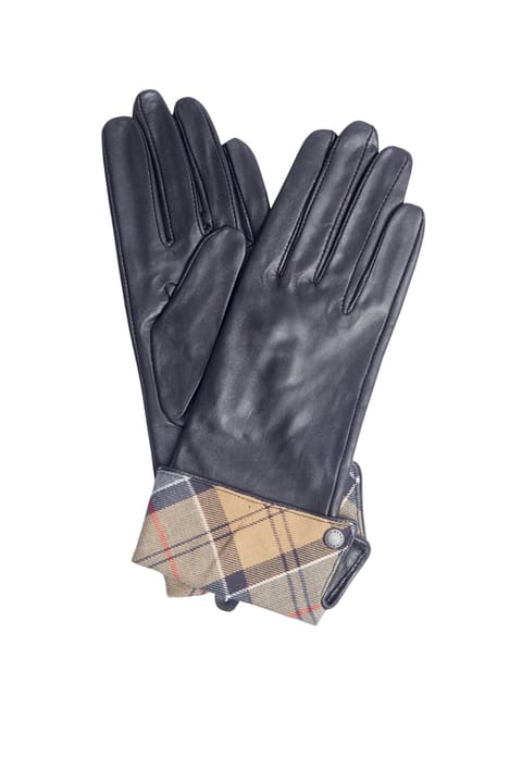 دستکش چرم Barbour Lady Jane BK11 مشکی