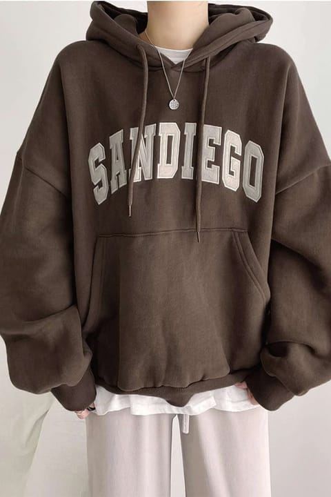 سویشرت اورسایز یونیسکس Sandiego چاپی uyguntarz