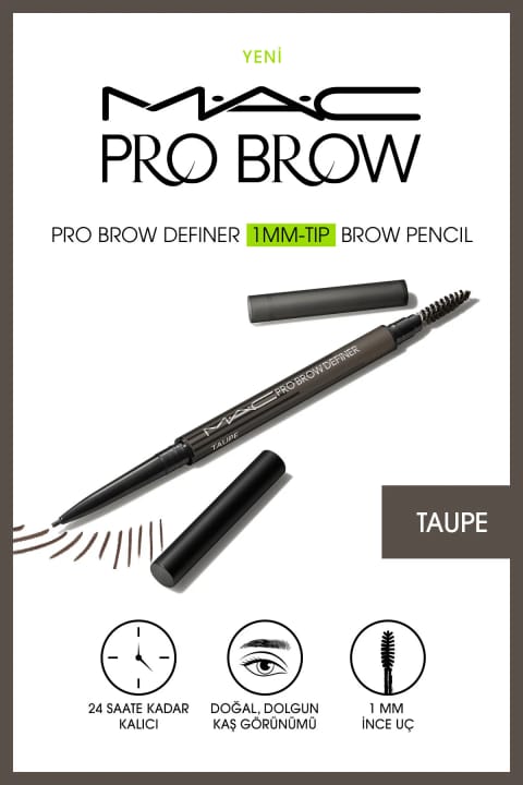 مداد ابرو M.A.C Pro Brow Definer با نوک ۱ میلی‌متری - Taupe ۰.۳ گرم