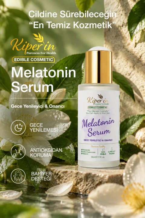 Kiperin Melatonin Serum | ترمیمکننده و بازسازیکننده شب | Melatonin، Niacinamide، ...