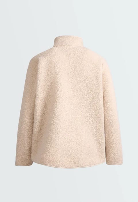 کاپشن یقهبلند ضخیم faux-shearling