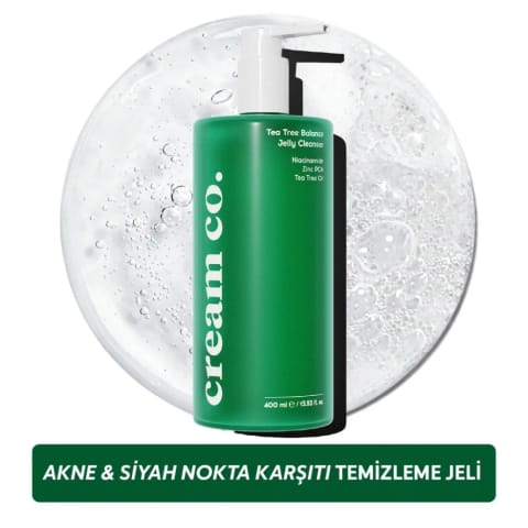 Cream Co. ژل پاک‌کننده صورت با روغن درخت چای 400ml
