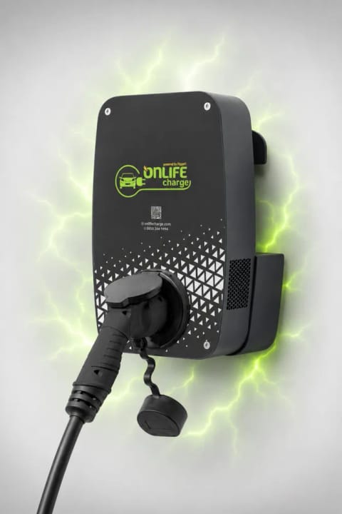 شارژر دیواری Onlife Wallbox 22 کیلووات با سوکت