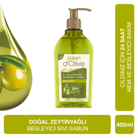 Dalan D'Olive صابون مایع مغذی با روغن زیتون طبیعی 400 میلی‌لیتر