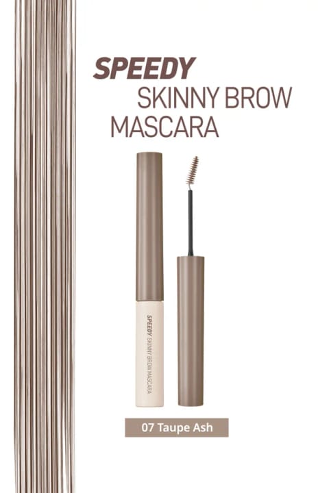 PERIPERA Speedy Skinny Brow Mascara رژ ابرو و تثبیتکننده — 07 Taupe Ash