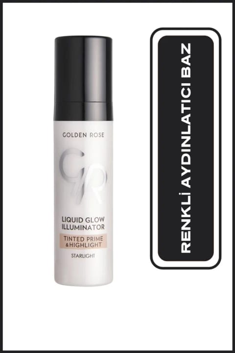 Golden Rose Liquid Glow Illuminator Pinky - هایلایتر مایع درخشان رنگی