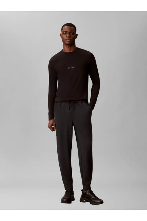 شلوار مردانه Calvin Klein مشکی لوگودار مناسب استفاده روزمره