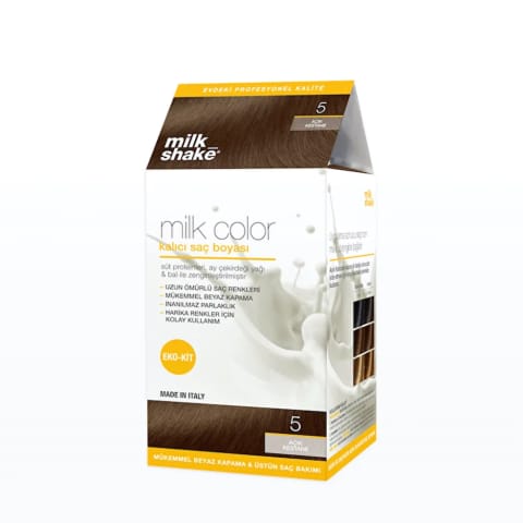 milk_shake Milk Color Eko رنگ موی دائم ست ۵ شاهبلوطی روشن