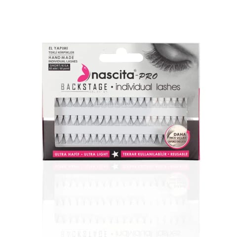 مژه مصنوعی تکی نازک کوتاه Nascita Backstage Collection NASEYE000102