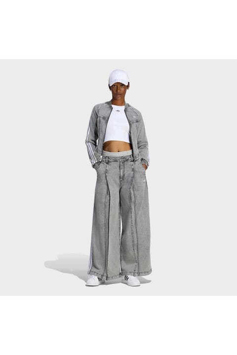 شلوار تراک adidas زنانه آبی DENIM WL PANTS LF3777