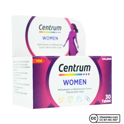 Centrum Women مولتی‌ویتامین ۳۰ عددی