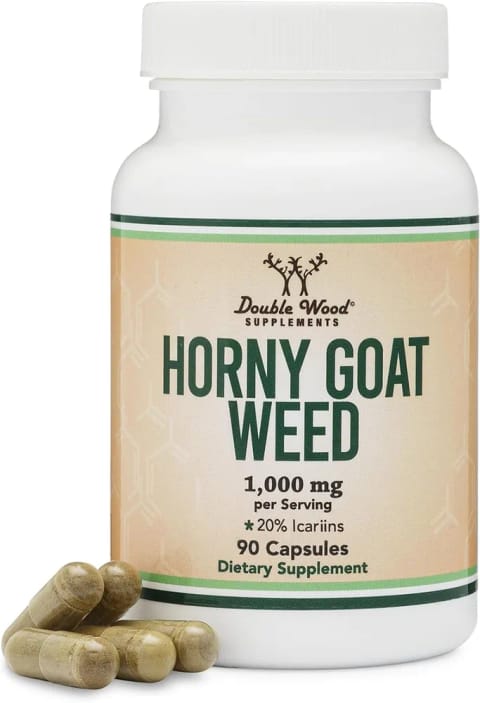 Double Wood Horny Goat Weed 1,000mg 90 کپسول