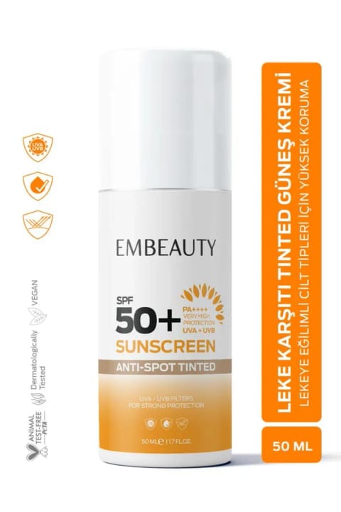 Embeauty کرم ضد آفتاب فوق تخصصی با محافظت بالا برای پوست‌های مستعد لک