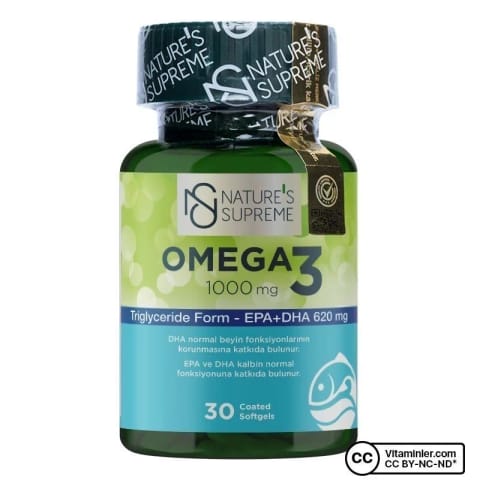 Omega 3 1000 Mg 30 کپسول