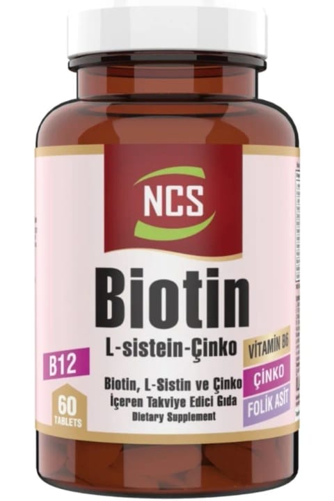 NCS Biotin L Sistein Çinko 60 Tablet