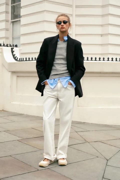 Zara باله‌تخت برهنه پا