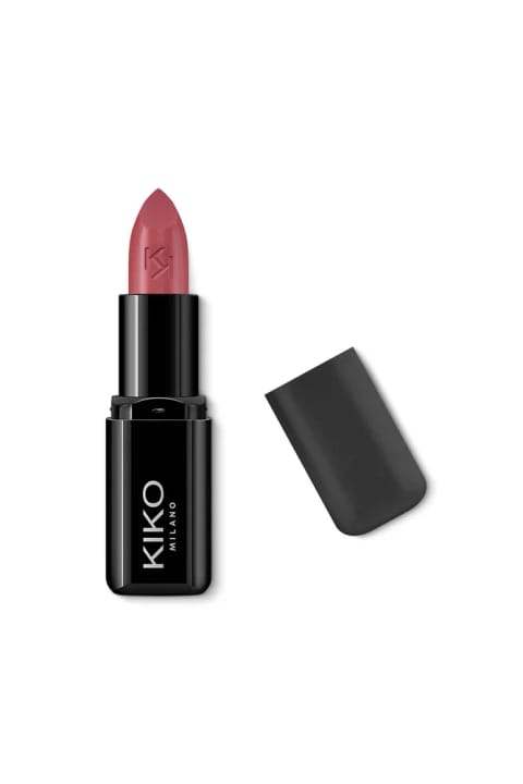 Kiko Lipstick - Smart Fusion Lipstick - 407 Rosewood - رژ لب ابریشمی براق