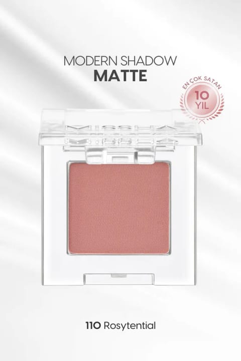 Missha سایه چشم تکی مات با بافت نرم و بدون پودرپاشی Modern Shadow Matt — 110 Rosytential