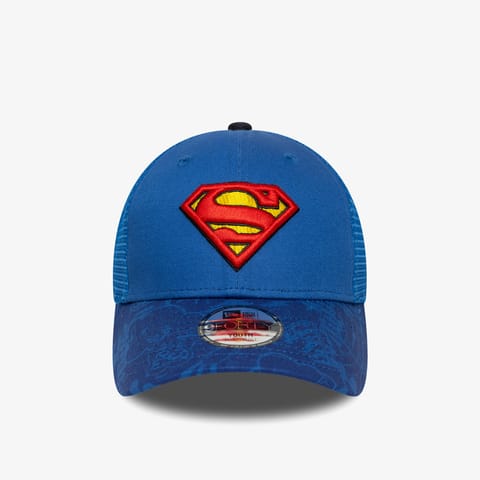 کلاه بچگانه New Era Dc 9Forty Trucker Supman Baz آبی