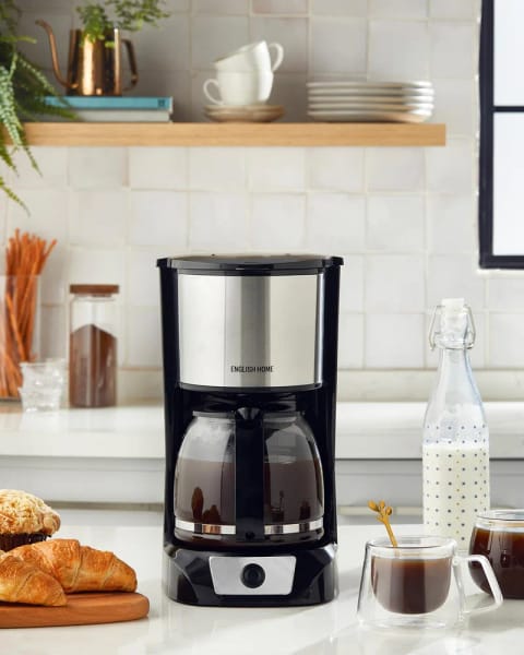 قهوه‌ساز فیلتر English Home FKM 6001 Coffee Talks ۱.۵ لیتری مشکی