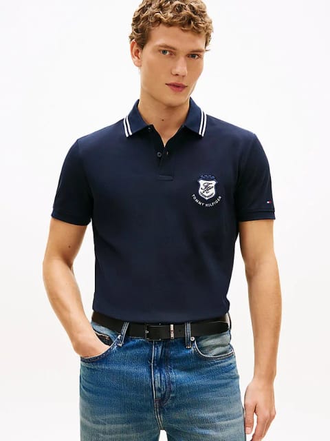 پیراهن پولو پیکه بج ریگولار مردانه Tommy Hilfiger