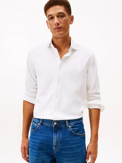Tommy Hilfiger پیراهن جرسی راحتی مردانه DC