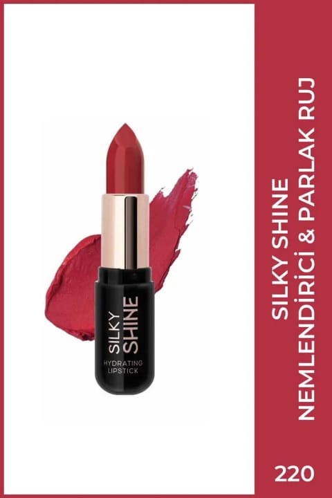 Golden Rose Silky Shine Hydrating Lipstick - رژ لب مرطوبکننده شماره 220