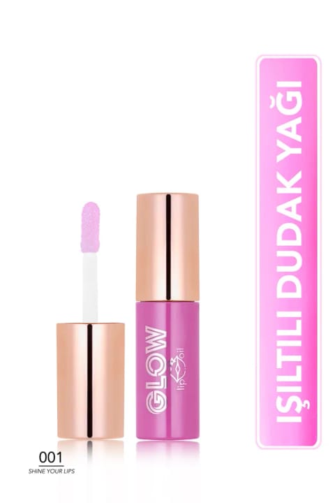 Flormar Glow Lip Oil مرطوبکننده و براق کننده لب — 001 Shine Your Lips