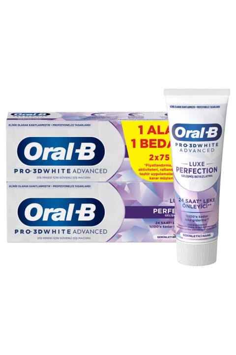خمیردندان Oral-B Pro 3D White Advanced Luxe Perfection 150 میلی‌لیتر