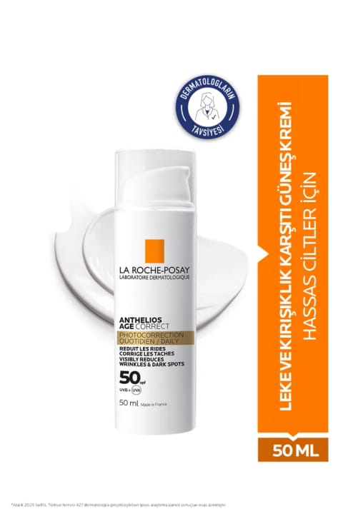 La Roche Posay Anthelios Age Correct SPF50 ضد لک و چین‌وچروک کرم صورت 50ml