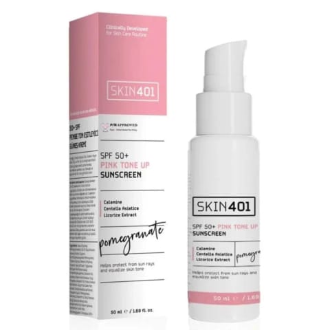 Skin401 کرم ضد آفتاب Tone Up صورتی SPF 50 50ml