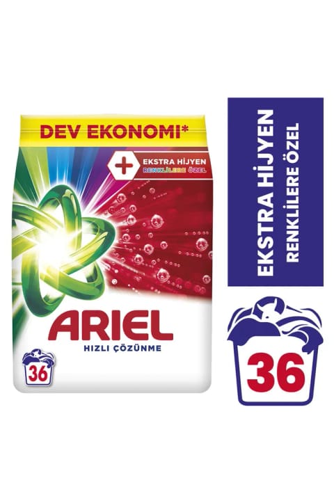 Ariel Oxı 5.5 کیلویی پودر لباسشویی مخصوص لباسهای رنگی با حل شدن سریع