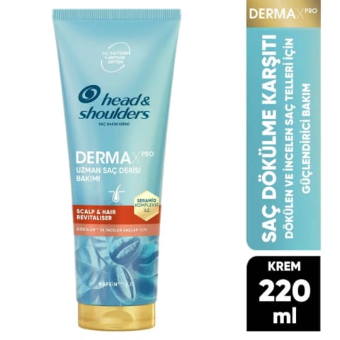 Head & Shoulders Dermaxpro تقویتکننده پوست سر ضد ریزش مو نرمکننده ۲۲۰ میلیلیتر