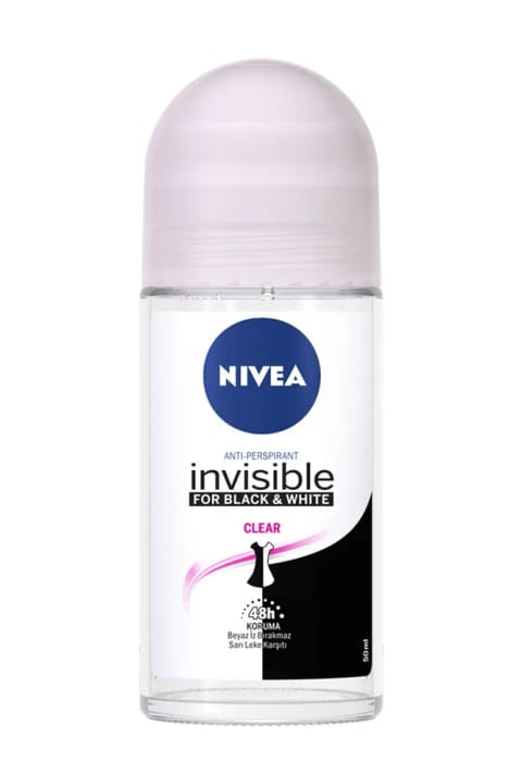 NIVEA Invisible برای سیاه و سفید رولآن کلیر ۲۵ میلیلیتر