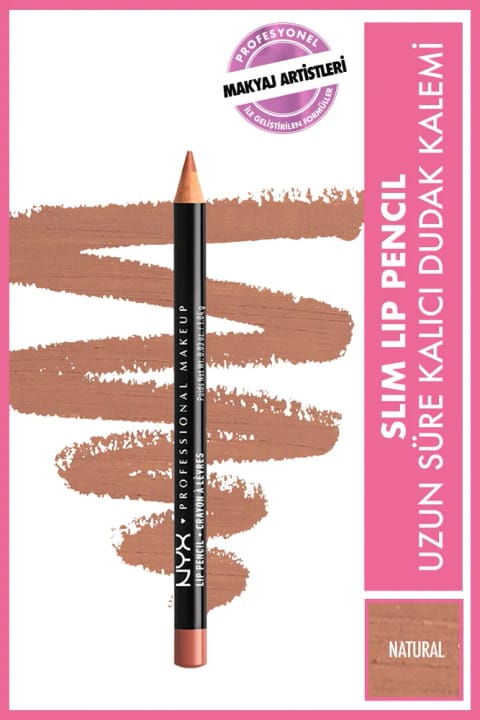NYX Professional Makeup خط لب Slim Lip Pencil Natural
