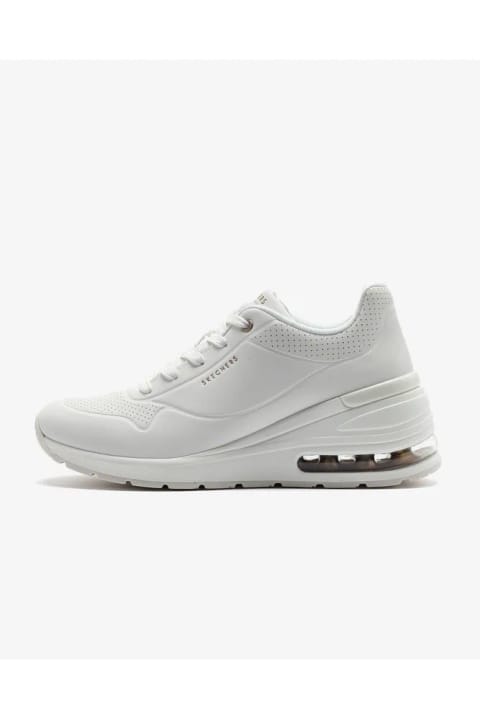 SKECHERS MİLLİON AİR - ELEVATED AİR کفش اسنیکر زنانه سفید 155401 WHT